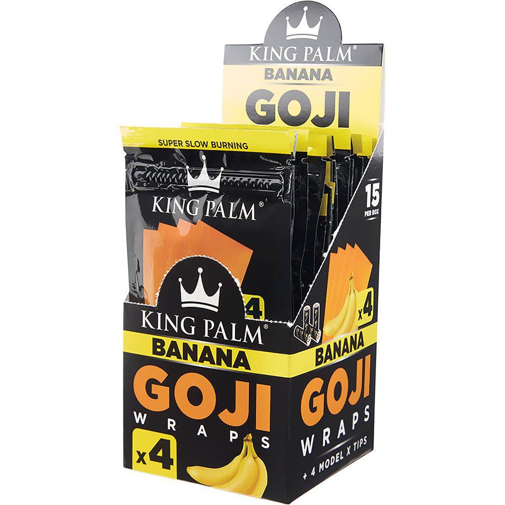 King Palm Goji Berry Wrap (Banana) (60 Wraps)