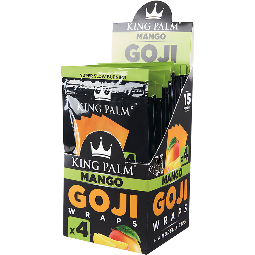 King Palm Goji Berry Wrap (Mango) (60 Wraps)