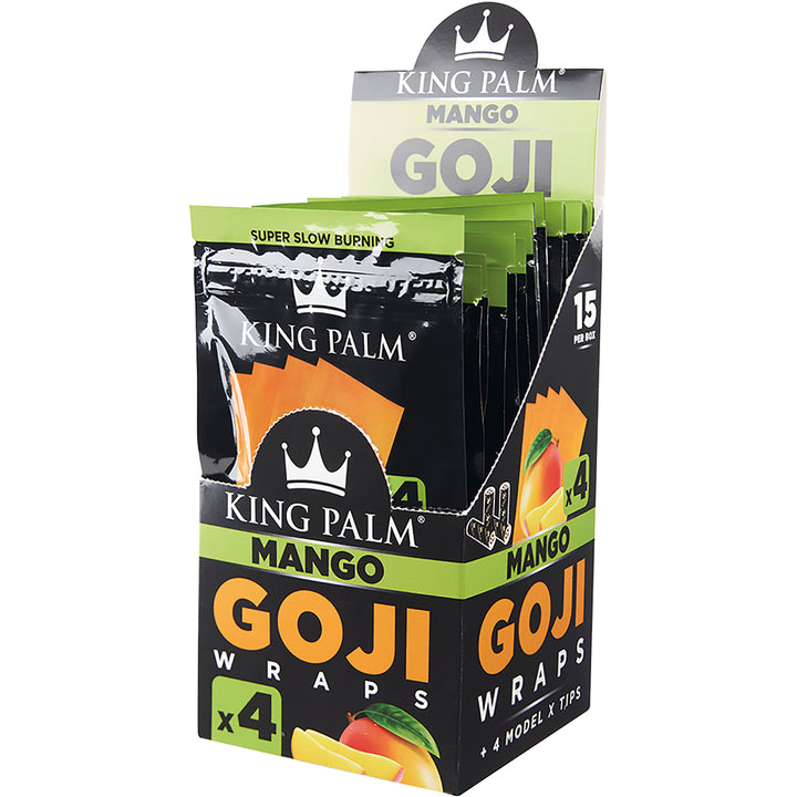 King Palm Goji Berry Wrap (Mango) (60 Wraps)