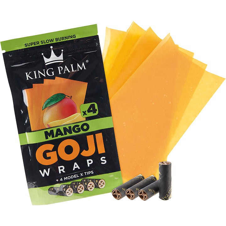 King Palm Goji Berry Wrap (Mango) (60 Wraps)