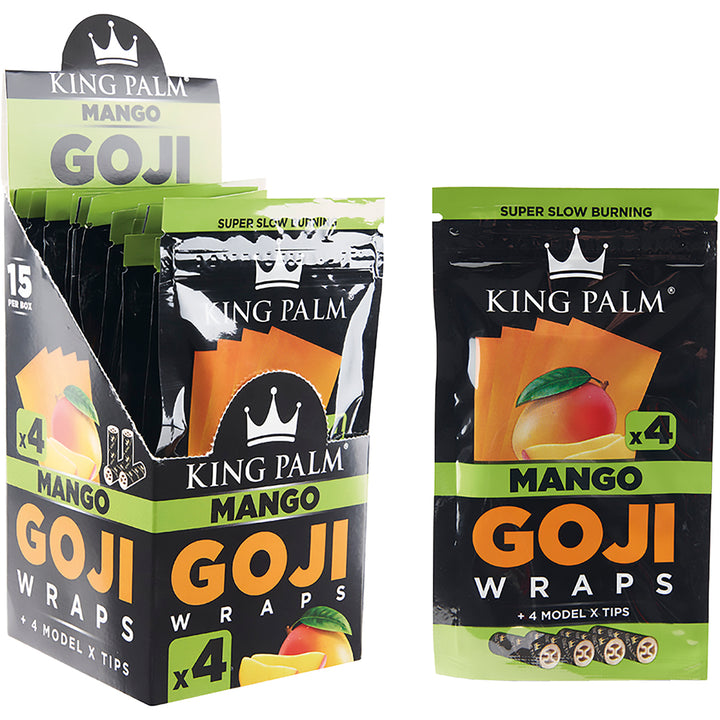 King Palm Goji Berry Wrap (Mango) (60 Wraps)