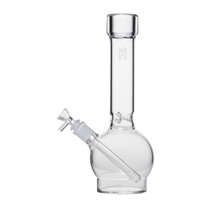 Human Grade 12" Ball Water Pipe (Clear)