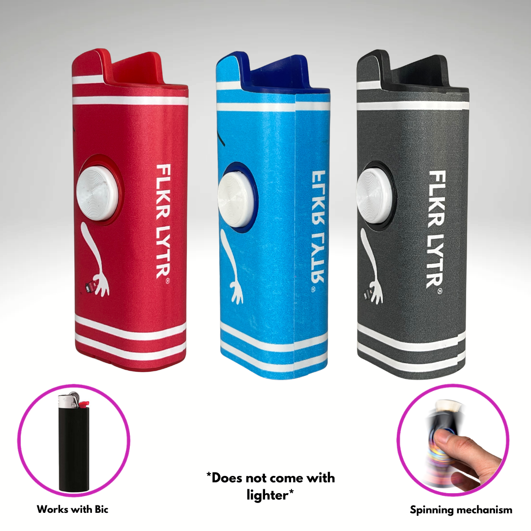 Towelie Pack "Blue, Black, Red" Fidget Spinner Lighter Case for Bic®