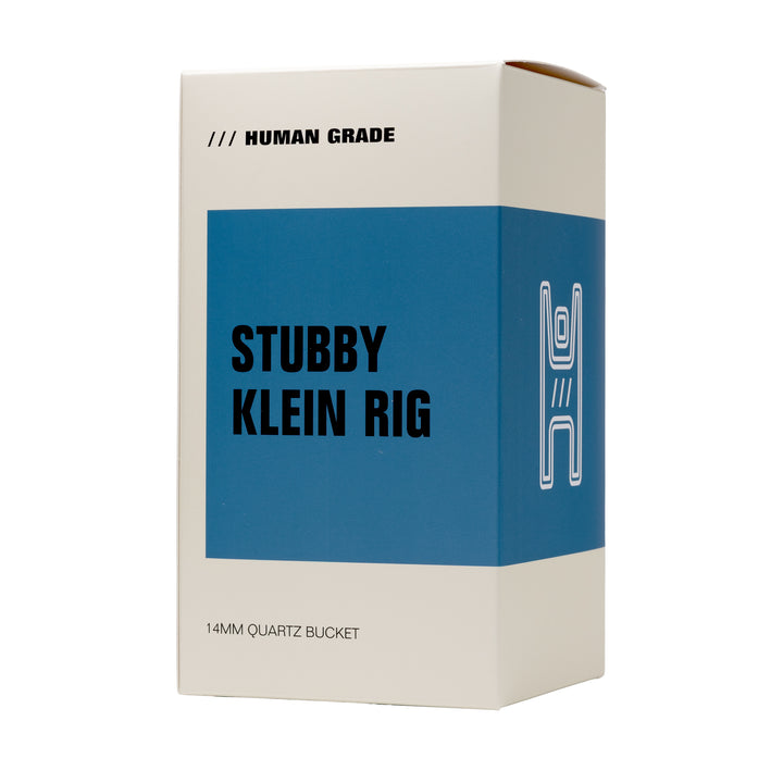 Human Grade Stubby Klein Recycler Dab Rig (Clear)
