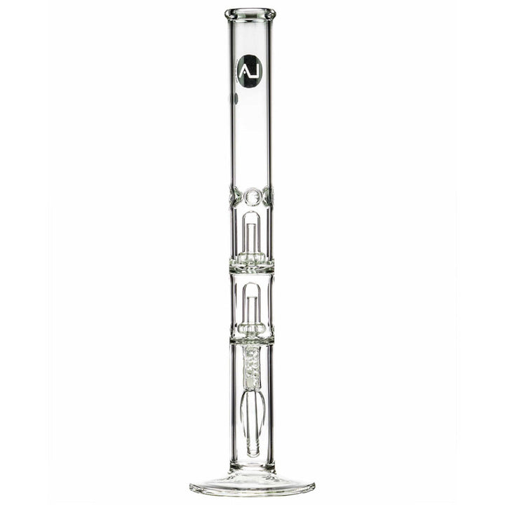  LA Pipes 20” 5mm Thick Double Showerhead Straight Tube Bong