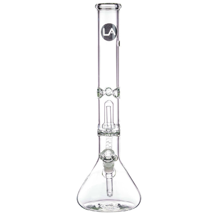  LA Pipes 16” 5mm Thick Showerhead Perc Beaker Bong