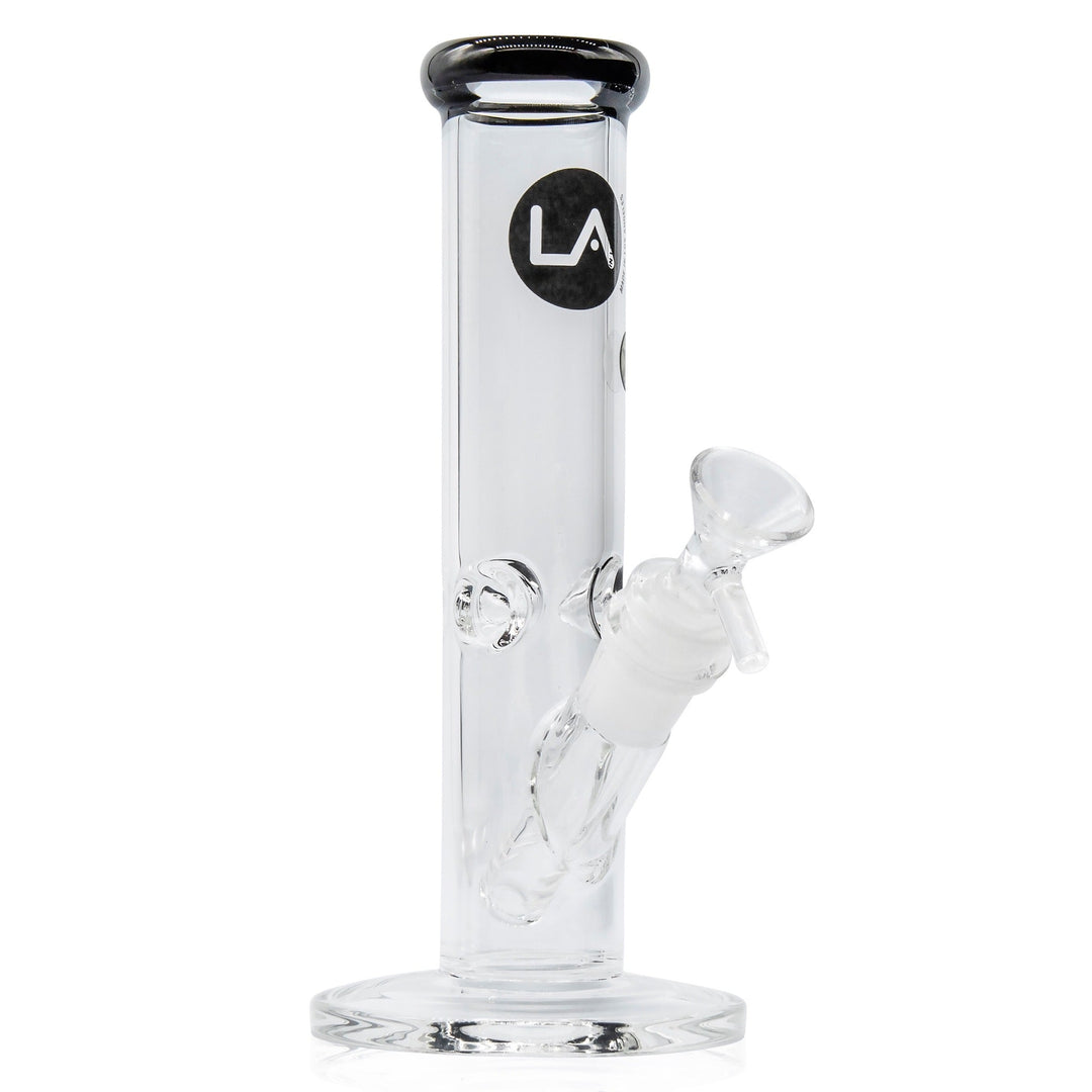 la pipes 8 colored straight tube bong