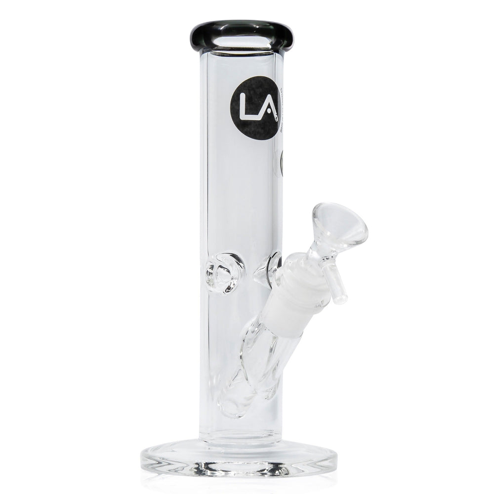 la pipes 8 colored straight tube bong smoke