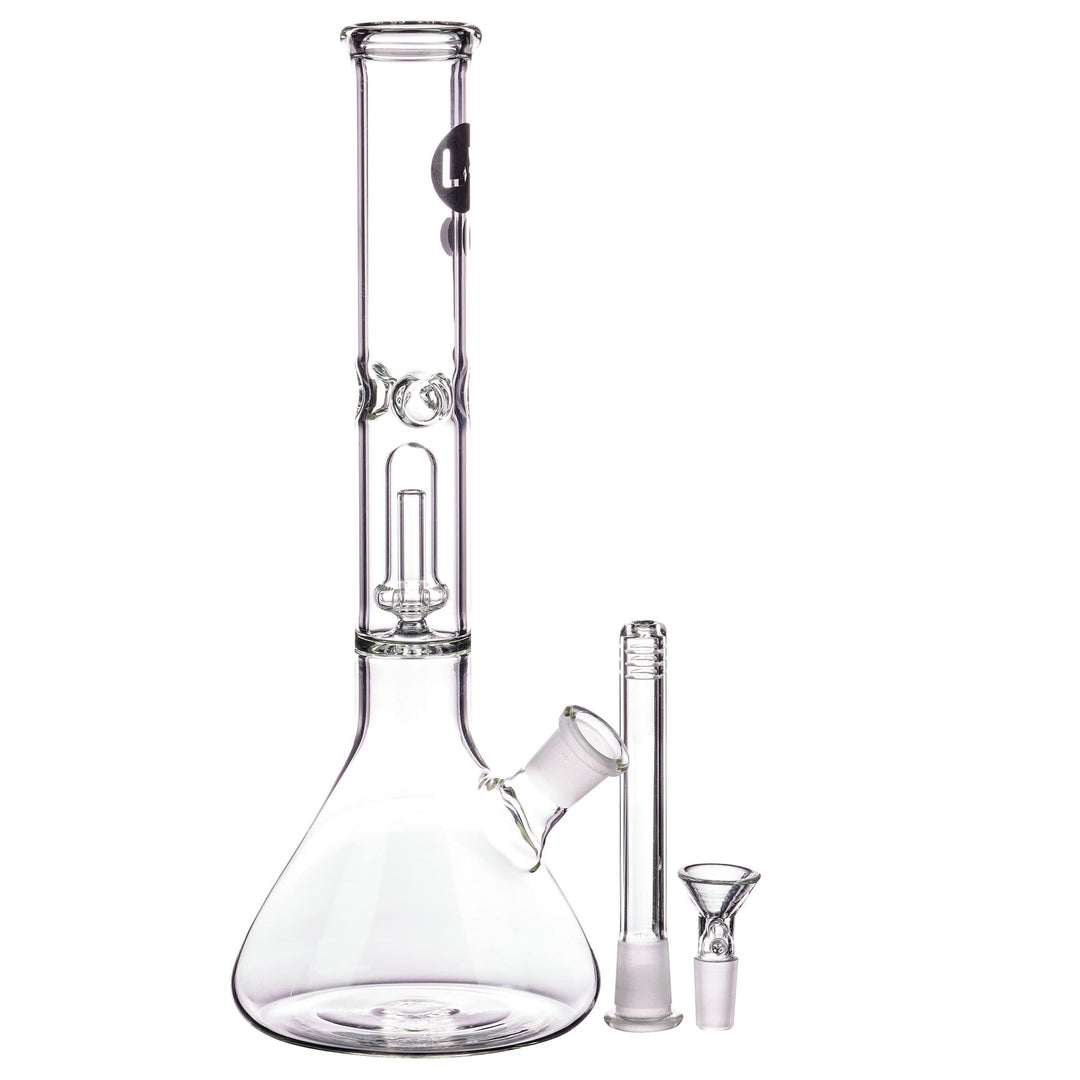 LA Pipes 12 Single Showerhead Perc Beaker Bong