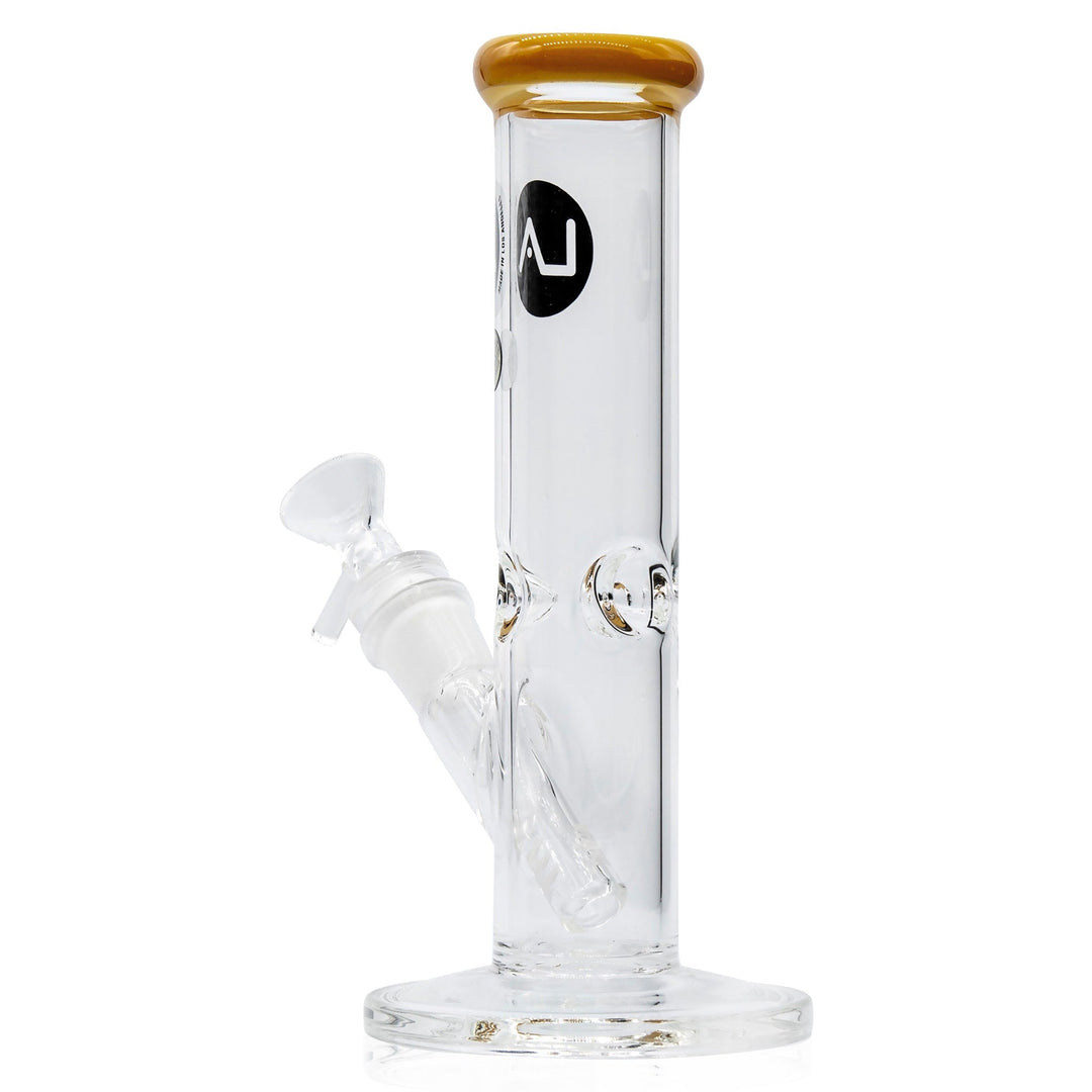 la pipes 8" colored straight tube bong