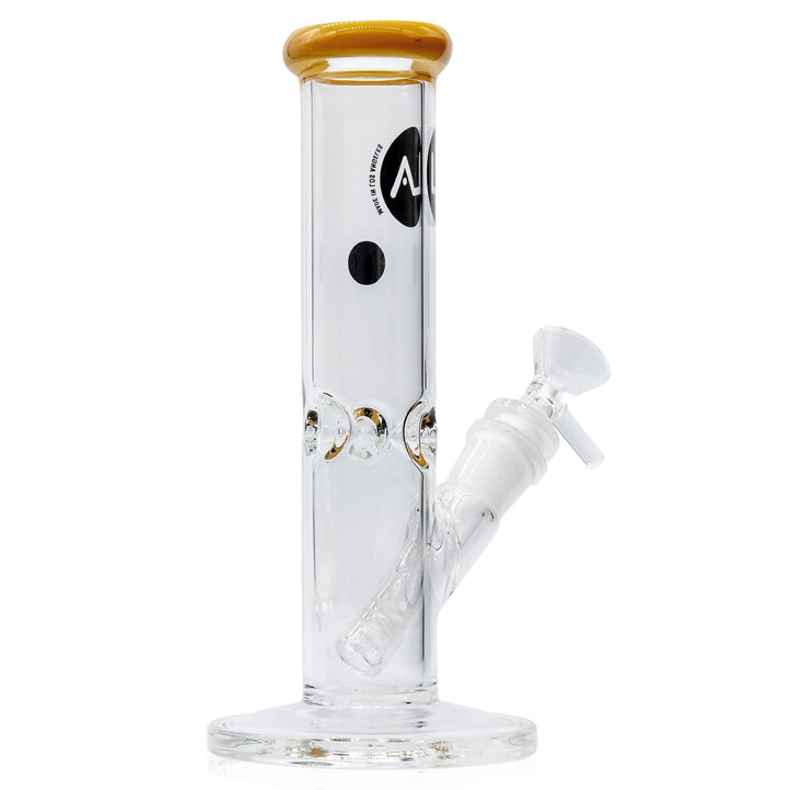 la pipes 8" colored straight tube bong