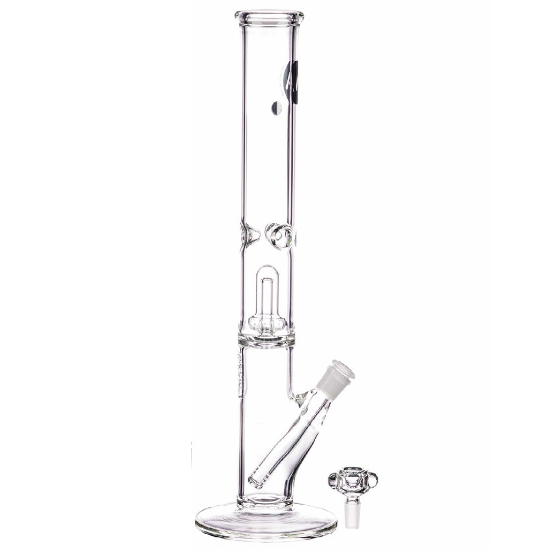 la pipes 16 5mm thick showerhead straight tube bong