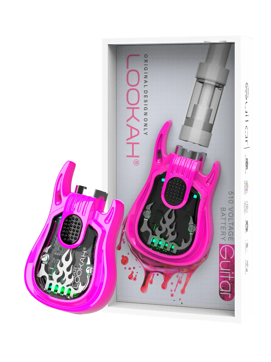 Lookah Guitar 510 Battery (Pink)