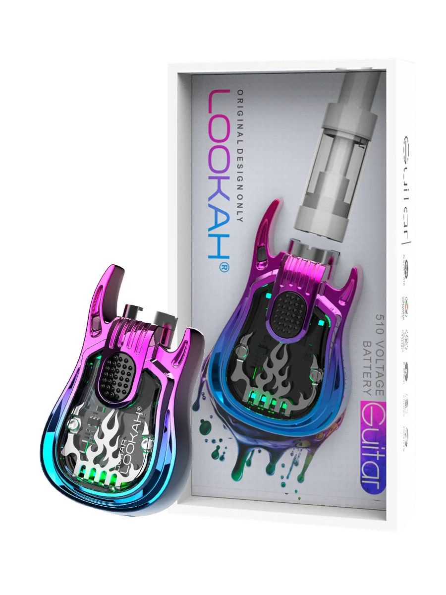 Lookah Guitar 510 Battery (Rainbow)