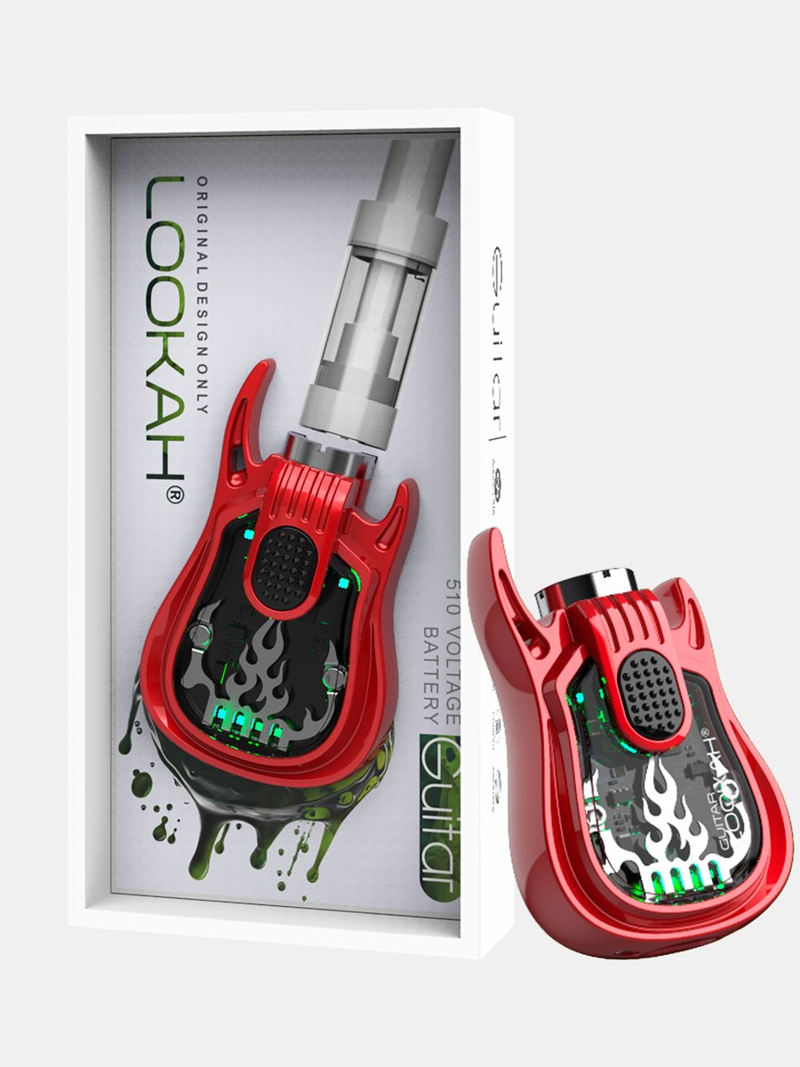 Lookah Guitar 510 Battery (Red)