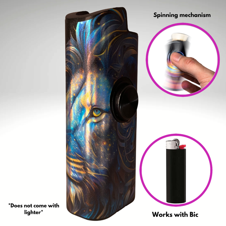 Fidget Spinner Lighter Case (Leo)