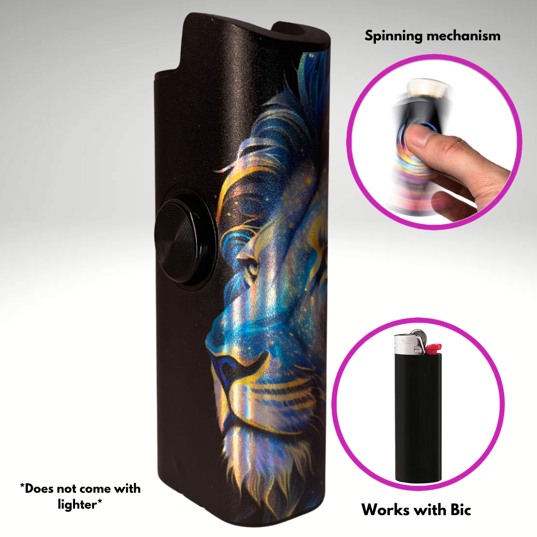 Fidget Spinner Lighter Case (Leo)