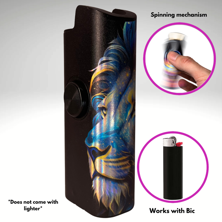 Fidget Spinner Lighter Case (Leo)