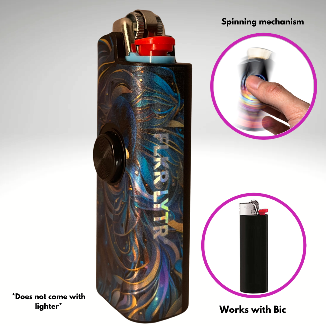 Fidget Spinner Lighter Case (Leo)