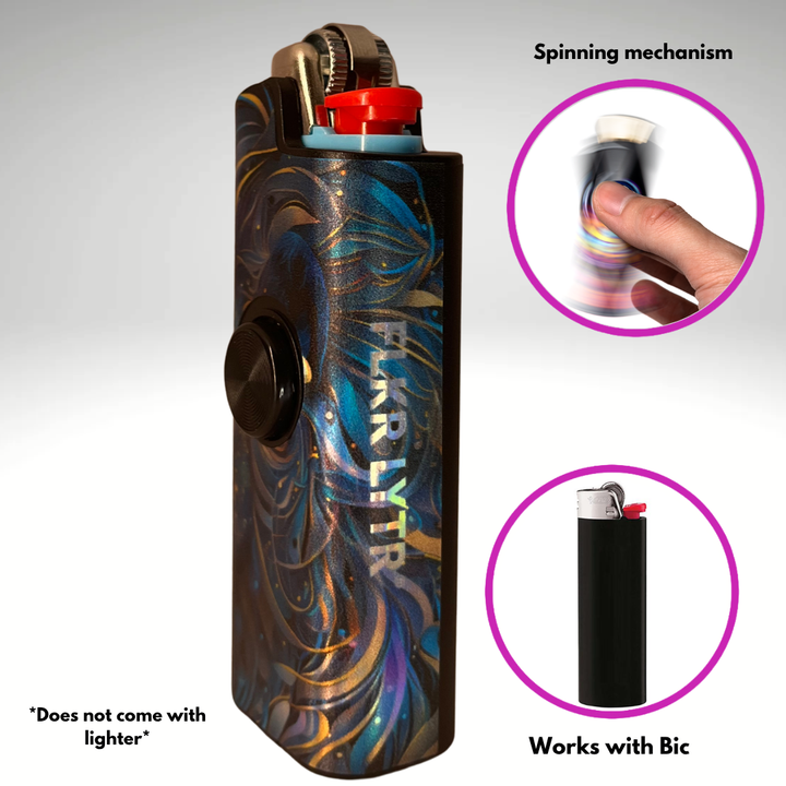 Fidget Spinner Lighter Case (Leo)