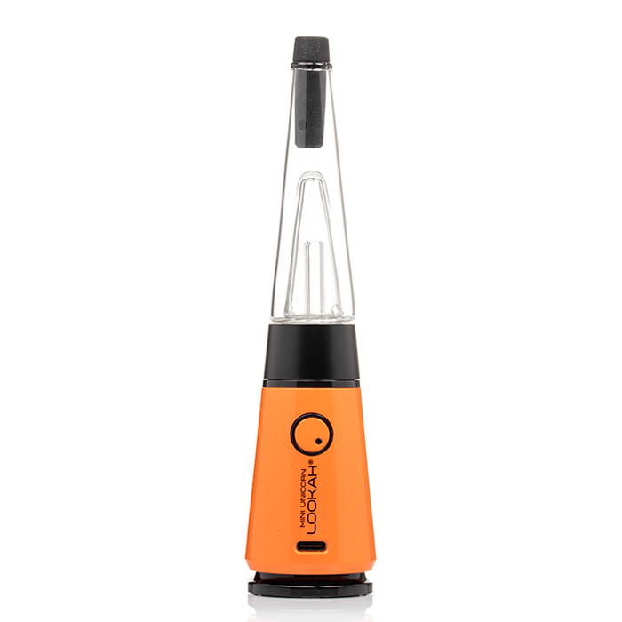 lookah unicorn mini electric dab rig orange