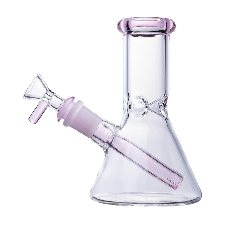 Human Grade 6" Beaker Bong (Pink)