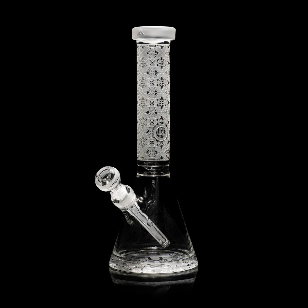 Milky Way Glass X-Morphic: EVO 14″ Beaker Bong (Clear)