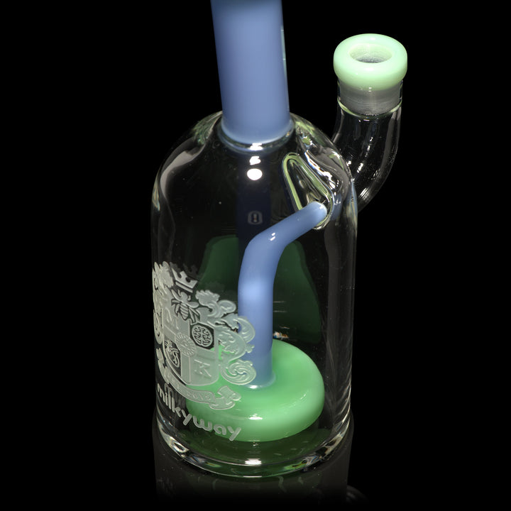 Milky Way Glass Coat of Arms 7″ Dab Rig (Green)