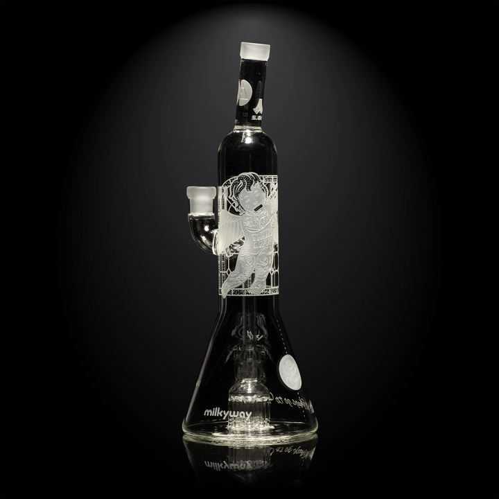 Milky Way Glass Thug Life 13" Dab Rig (Clear)