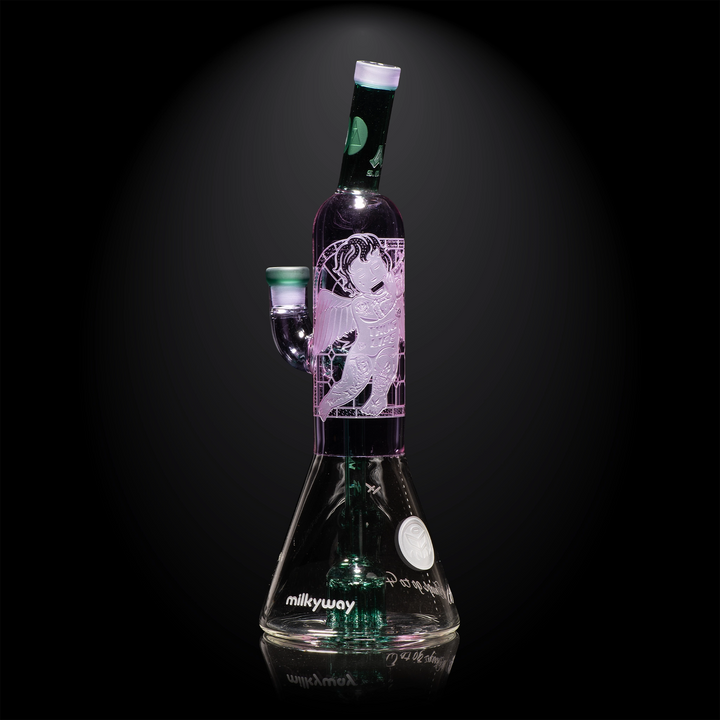 Milky Way Glass Thug Life 13" Dab Rig (Purple)