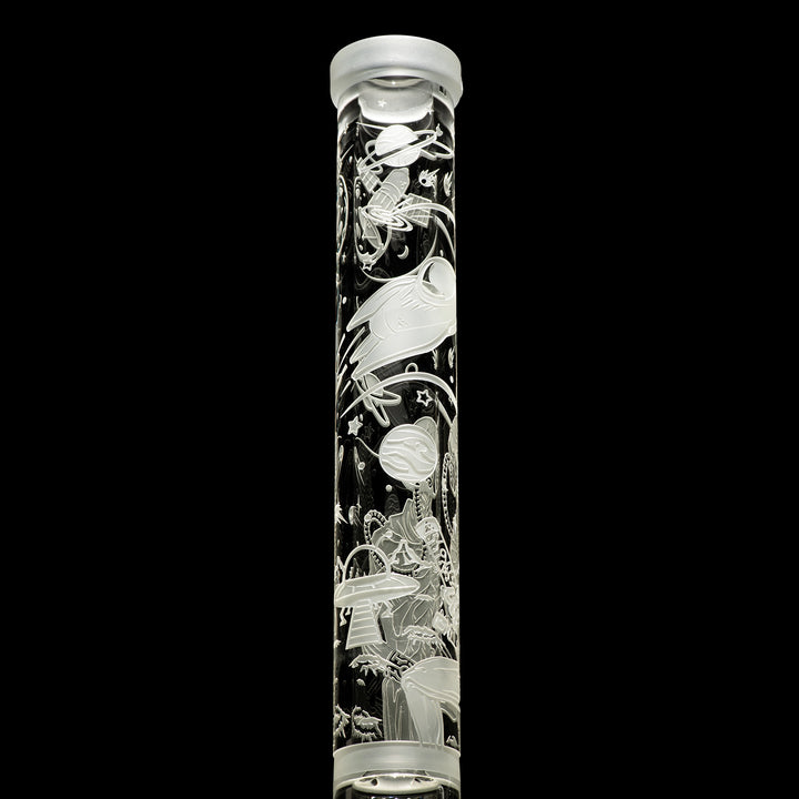 Milky Way Glass Alien Artifacts 18″ Straight Tube (Clear)