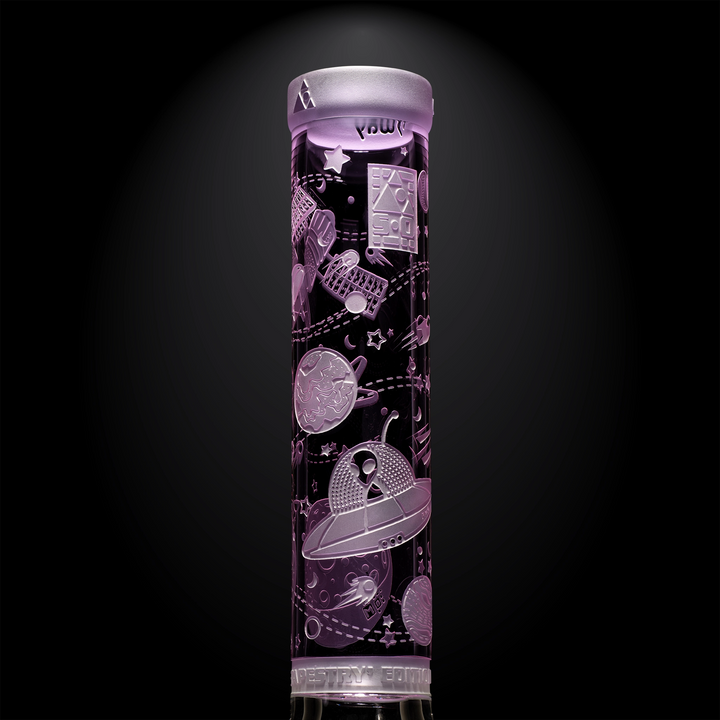 Milky Way Glass Space Odyssey: 4001 AD 14″ Beaker Bong (Purple)