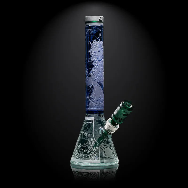 Milky Way Glass 16" Mistress of the Sea Beaker Bong (Blue)