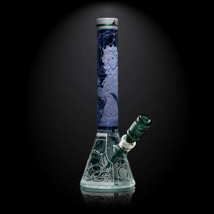 Milky Way Glass 16" Mistress of the Sea Beaker Bong (Blue)