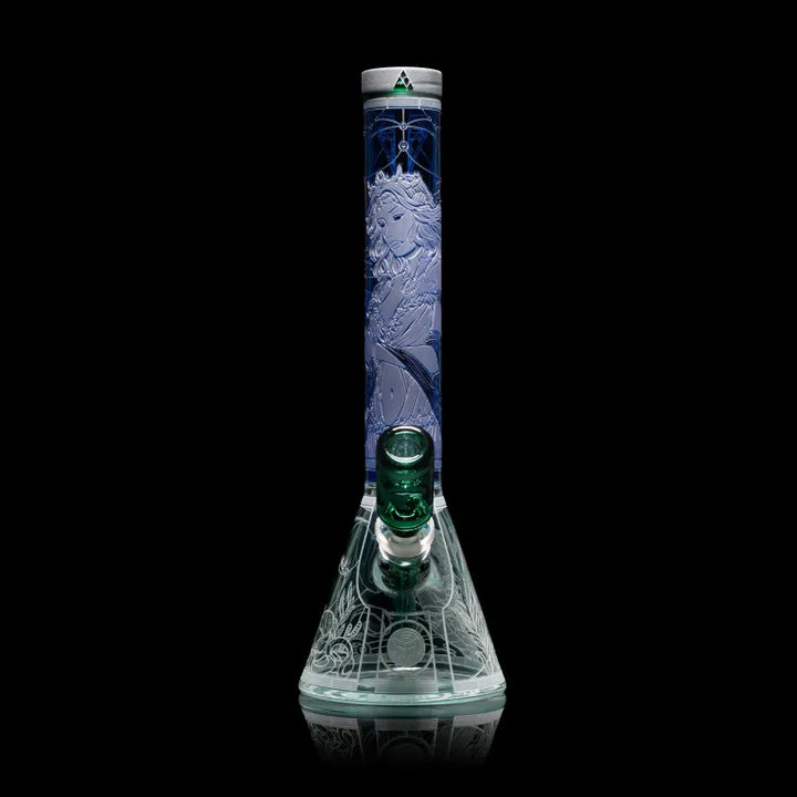 Milky Way Glass 16" Mistress of the Sea Beaker Bong (Blue)