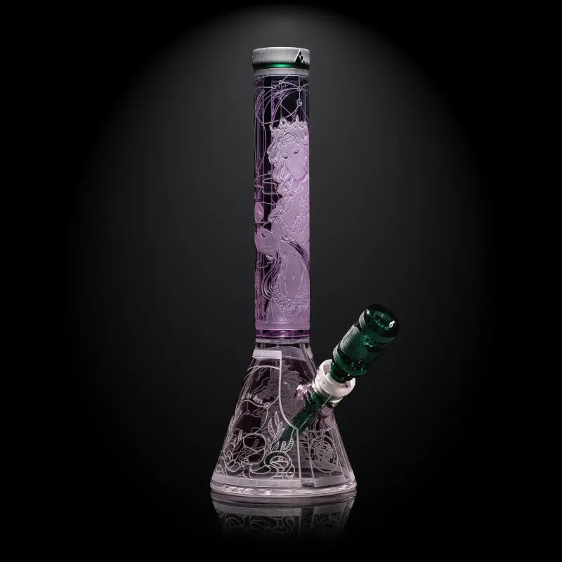 Milky Way Glass 16" Mistress of the Sea Beaker Bong (Purple)