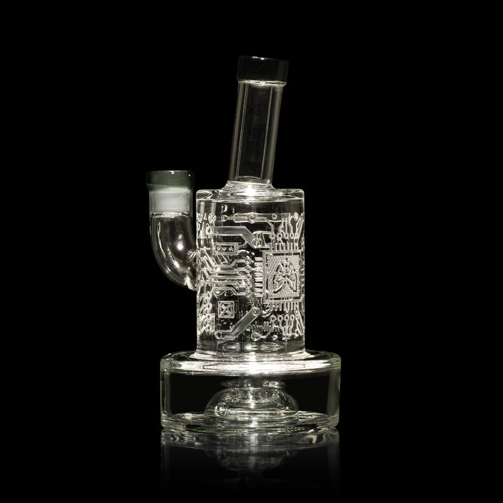 Milky Way Glass Air Circuit 7" Dab Rig (Smoke)