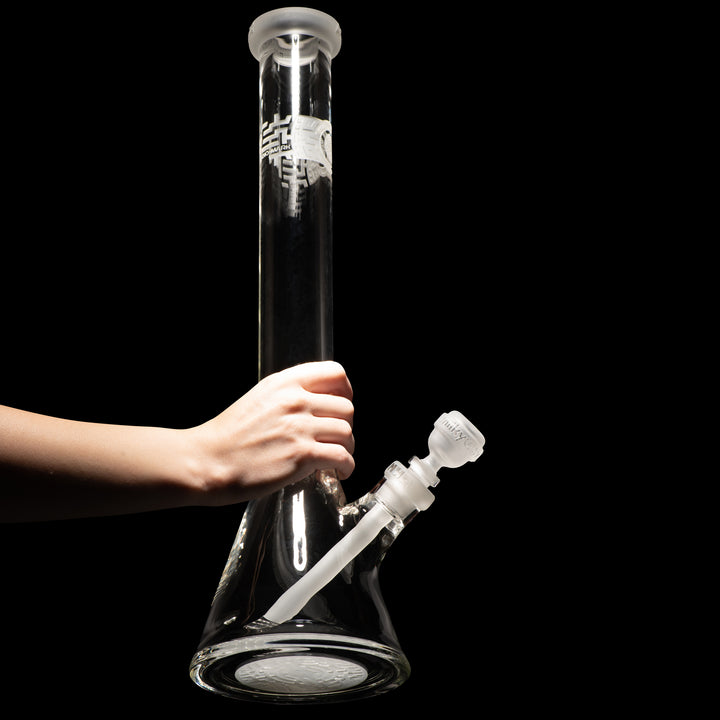 Milky Way Glass Bio-Mark Code 18″ Beaker Bong (Clear)