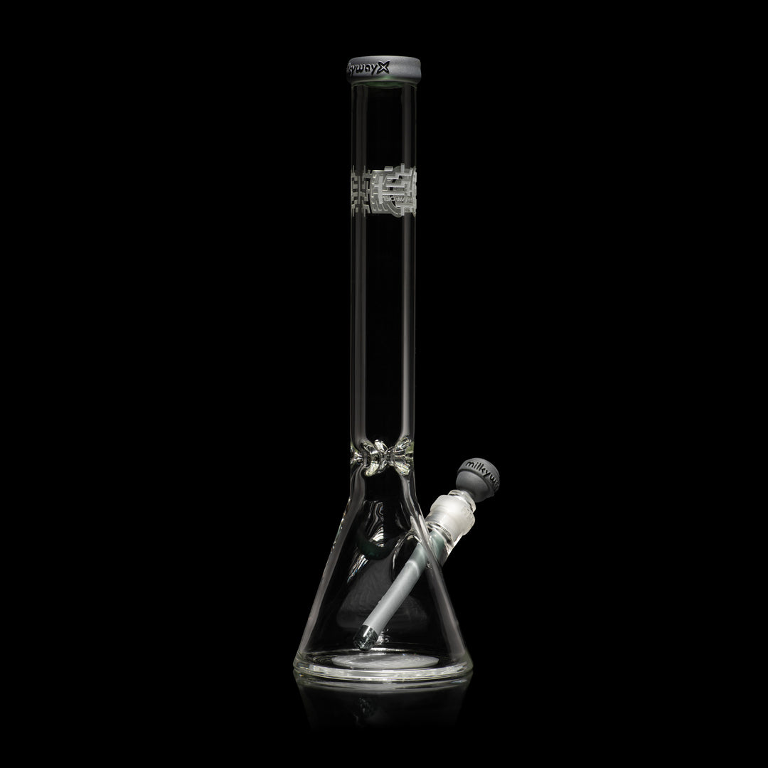 Milky Way Glass Bio-Mark Code 18″ Beaker Bong (Smoke)