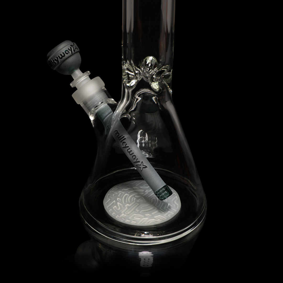 Milky Way Glass Bio-Mark Code 18″ Beaker Bong (Smoke)