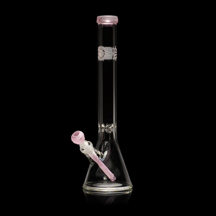 Milky Way Glass Bio-Mark Code 18″ Beaker Bong (Pink)