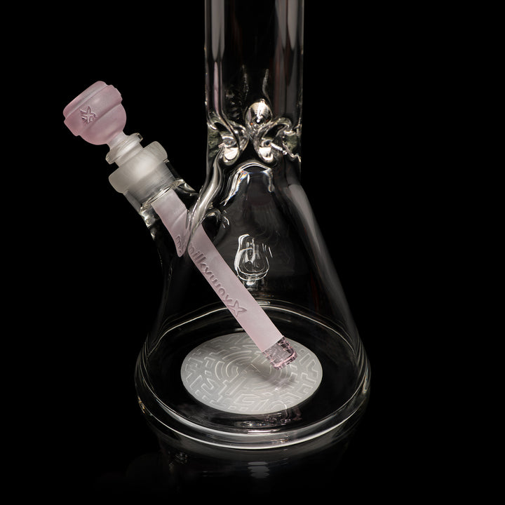 Milky Way Glass Bio-Mark Code 18″ Beaker Bong (Pink)