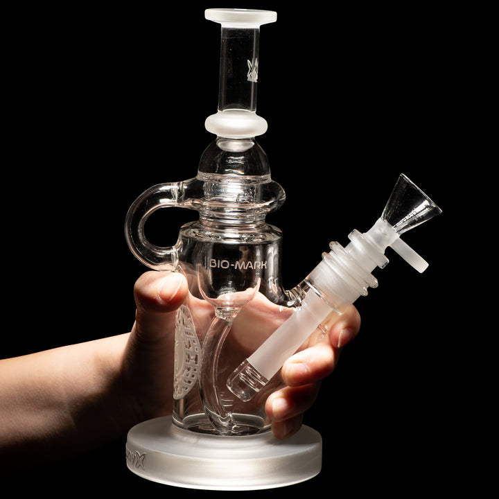 Milky Way X Bio-Insignia 8" Recycler (Clear)