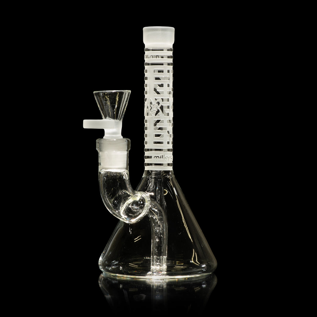 Milky Way X Bio-ID 7" Beaker Bong (Clear)