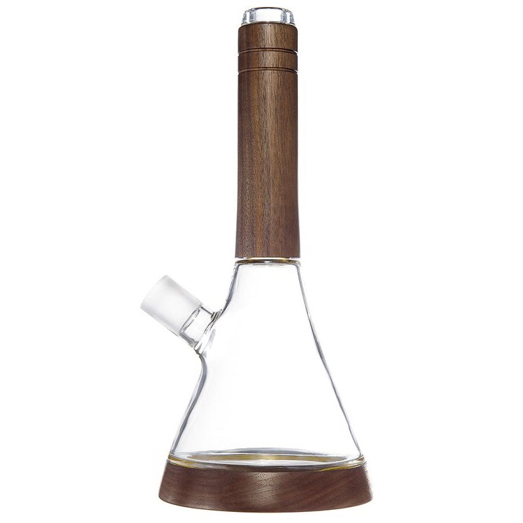 marley natural walnut wood beaker bong