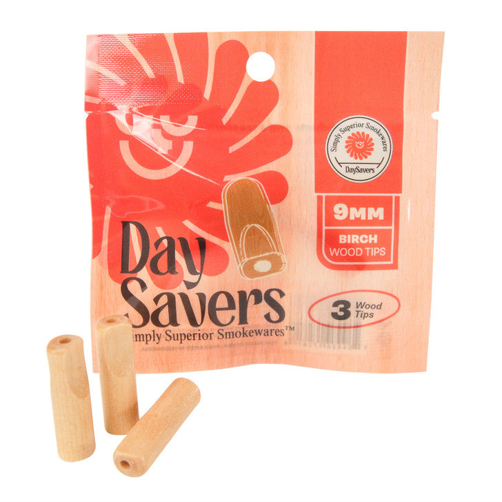 DaySavers Wood Filter Tips (9mm) (60 tips)