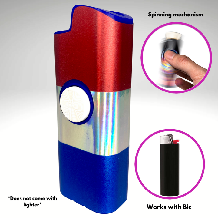 Fidget Spinner Lighter Case (Netherlands Flag)