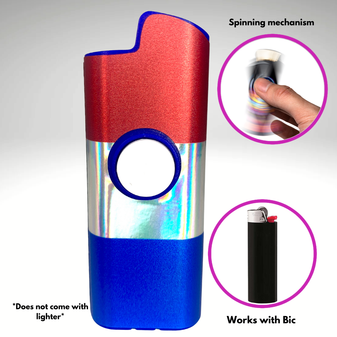 Fidget Spinner Lighter Case (Netherlands Flag)