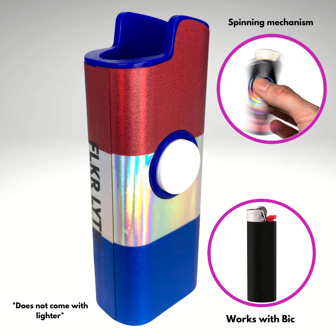 Fidget Spinner Lighter Case (Netherlands Flag)