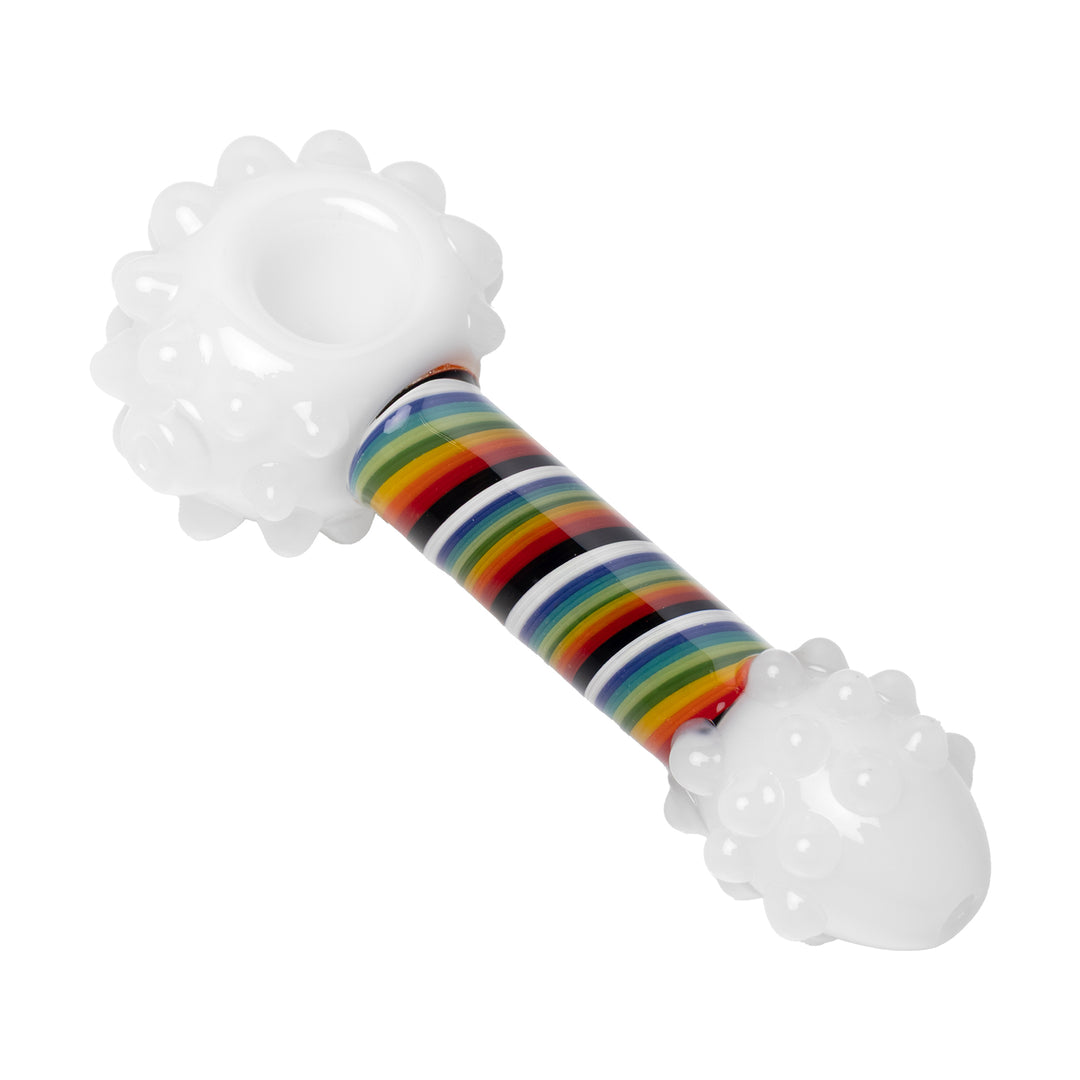 Human Grade Rainbow Spoon Hand Pipe